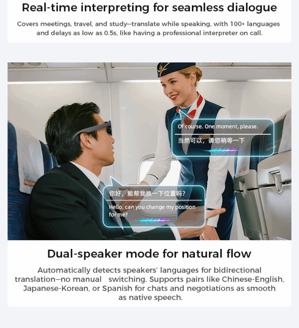 Smart glasses ai translator