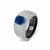 diamond smart rings-blue