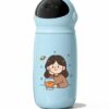 smart fingerprint water bottle-blue