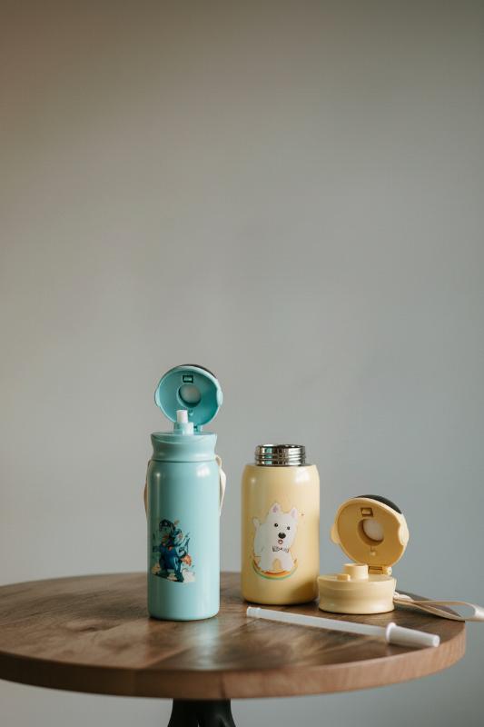 fsmart ingerprint water bottles-blue yellow0